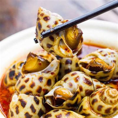 Braised Sea Snail with Chili Sauce! A Symphony of Umami and Spicy Delights