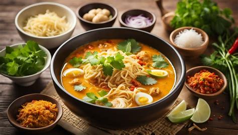 Laksa Johor - A Creamy Coconut Delight Infused With Spicy Aromatic Broth!